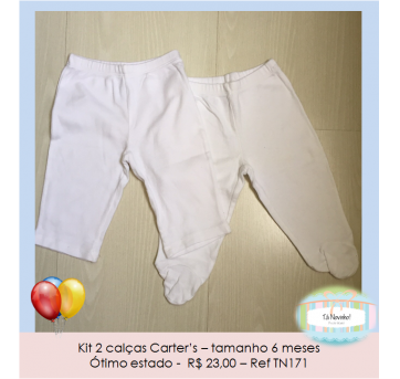 Kit 2 calças Carters